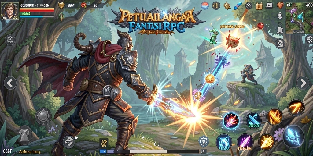 Tangkap momen epik dari gameplay 666F yang menantang dan penuh aksi.