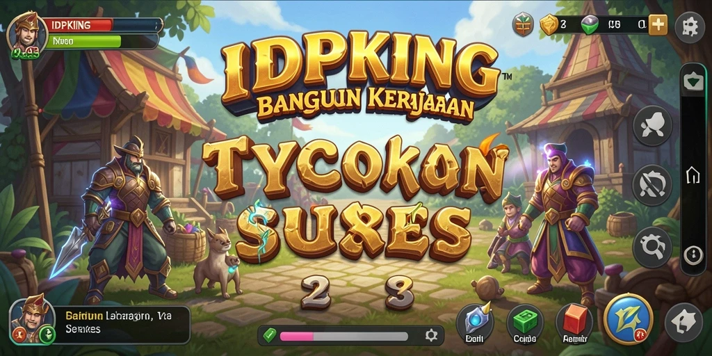 Tampilan utama gameplay <strong>IDPKING</strong> yang menarik dan penuh strategi.