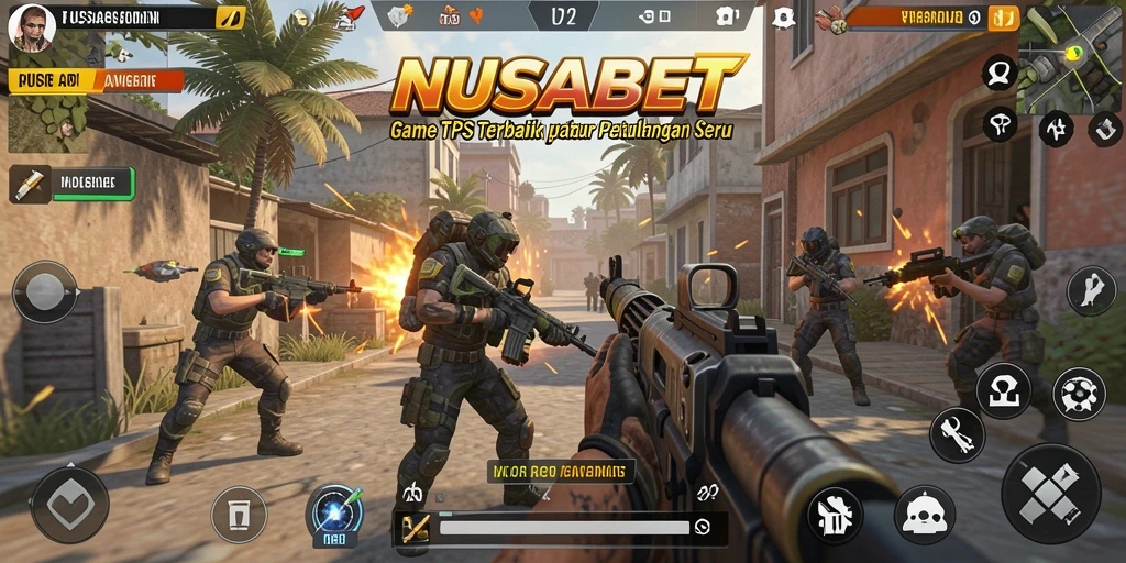 Tampilan gameplay NUSABET yang seru dan mendebarkan.