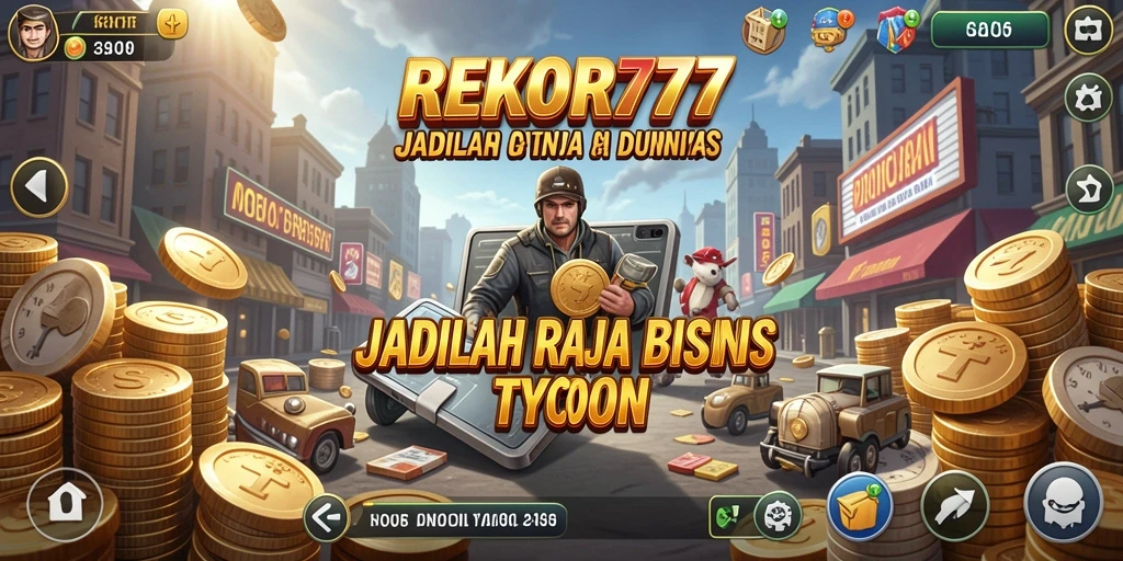 Tampilan gameplay menarik dari REKOR777 yang menunjukkan strategi bisnis.